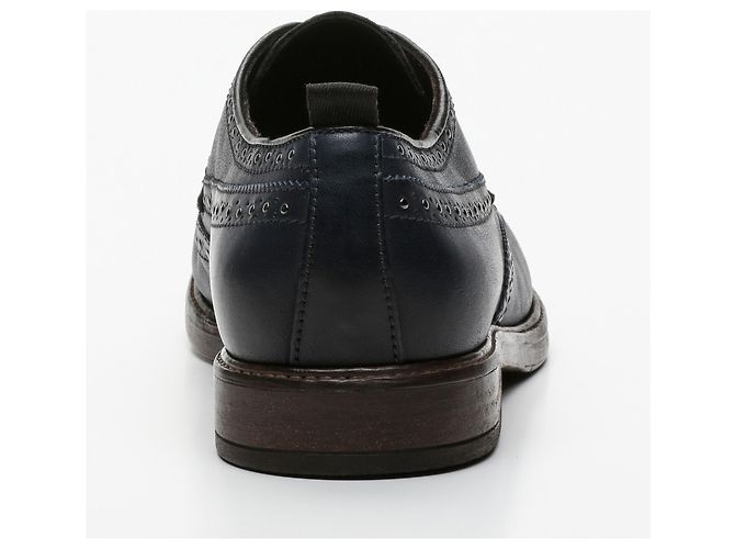 A. Testoni Derbies à lacets et clous Testoni Noir - vue 4