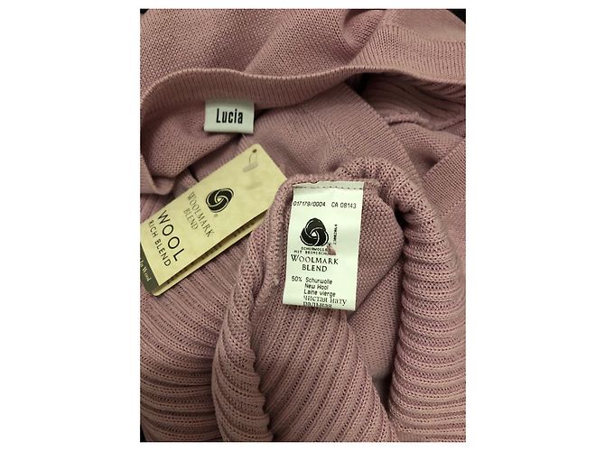 Autre Marque Chaqueta Lucia de lana rosa viejo - vista 2