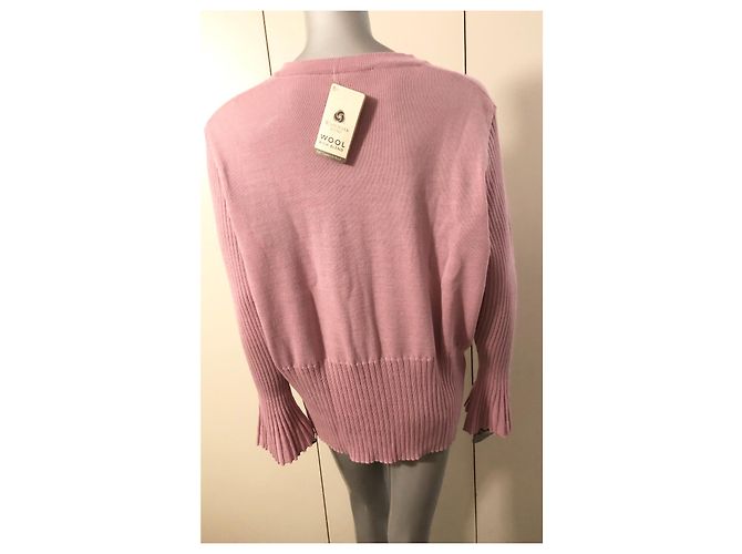 Autre Marque Chaqueta Lucia de lana rosa viejo - vista 3