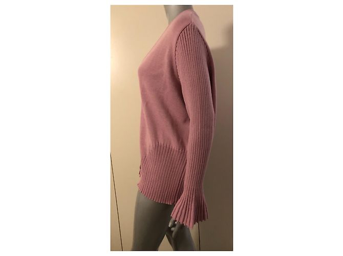 Autre Marque Chaqueta Lucia de lana rosa viejo - vista 4