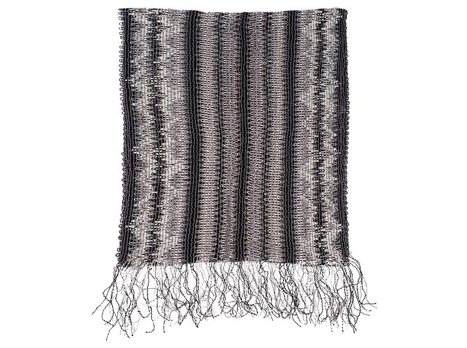 Missoni Chevron-Strickfoulard Weiß - Ansicht 2