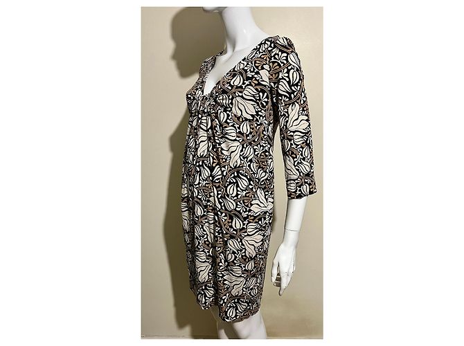 Diane Von Furstenberg Vestido túnica de seda DvF Elena Multicolor - vista 2