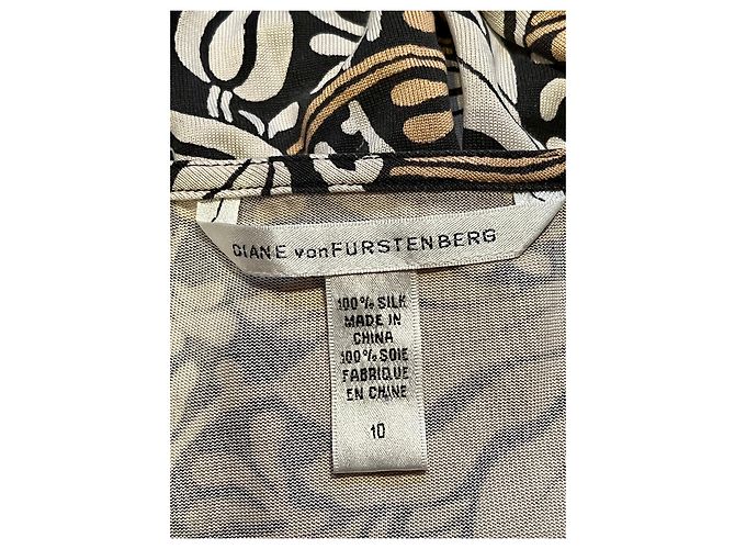 Diane Von Furstenberg Vestido túnica de seda DvF Elena Multicolor - vista 4
