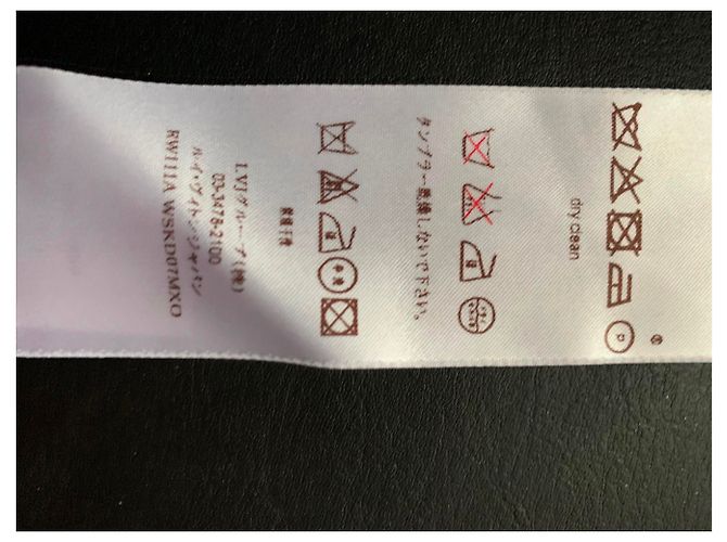 Abito Louis Vuitton in seta nero e blu XL - vista 11