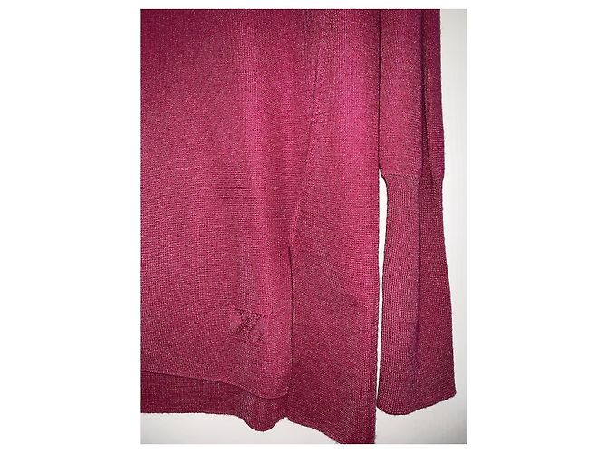 Louis Vuitton Strickjacke Rosa aus Seide und Kaschmir Pink - Ansicht 3