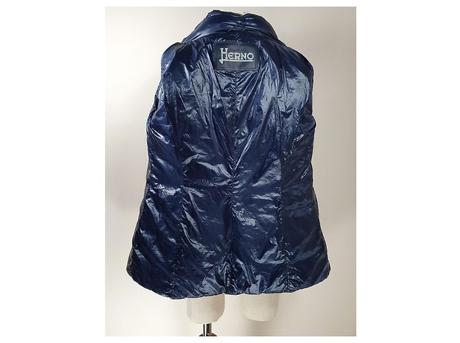 Herno Blue Polyamide Down Jacket - view 7
