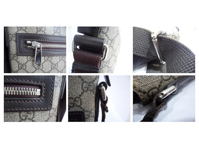 Gucci 406410 Borsa Messenger Beige - vista 12