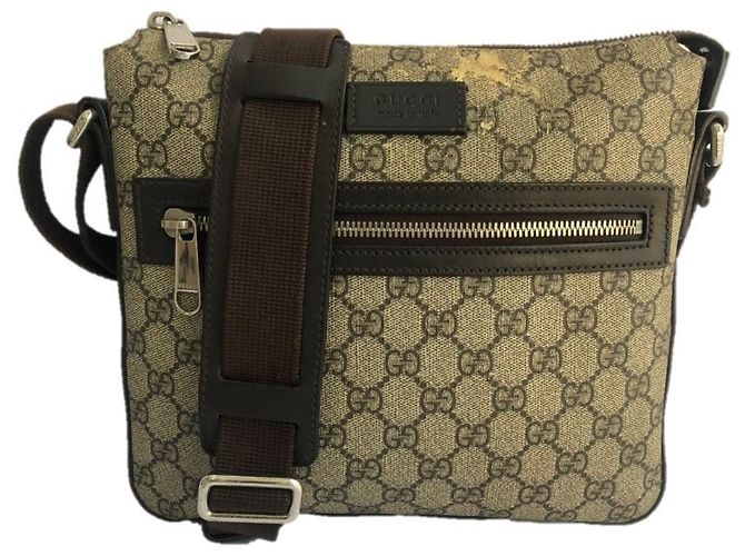 Gucci 406410 Borsa Messenger Beige - vista 14