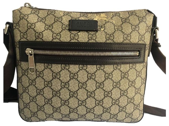 Gucci 406410 Borsa Messenger Beige - vista 15