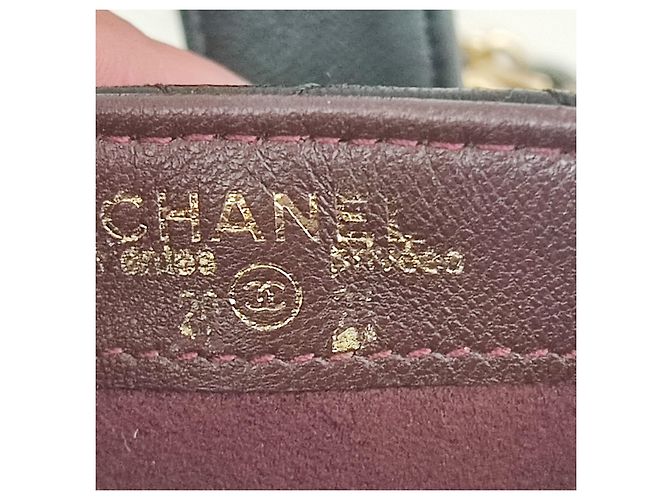 Wallet On Chain Chanel Bolsos de embrague Negro - vista 5