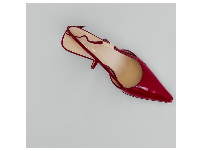 Gucci - Scarpin - Slingback-Pumps mit mittlerem Absatz Rot - Ansicht 3