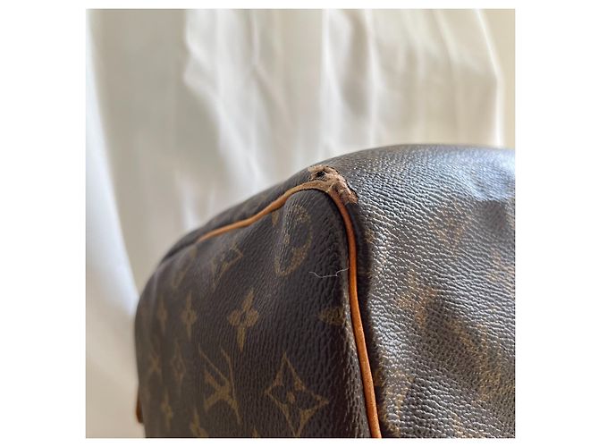 Borsa Louis Vuitton Speedy - Marrone - vista 13