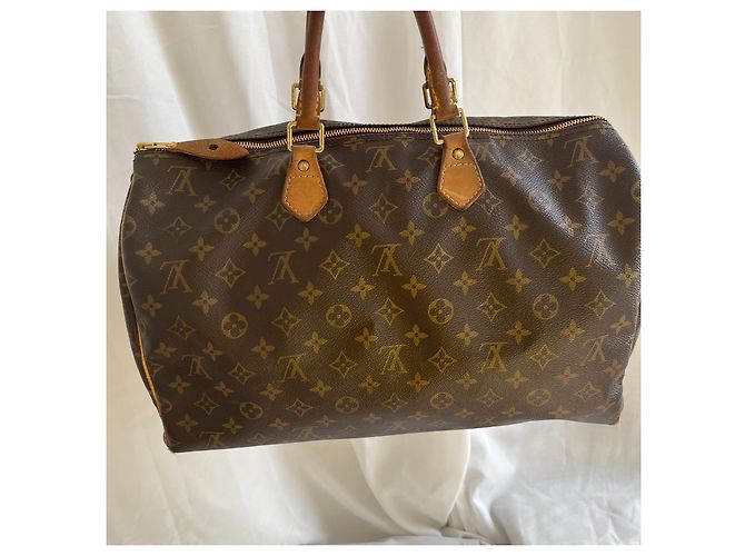 Borsa Louis Vuitton Speedy - Marrone - vista 14