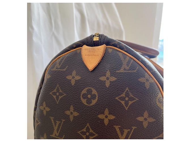 Borsa Louis Vuitton Speedy - Marrone - vista 19