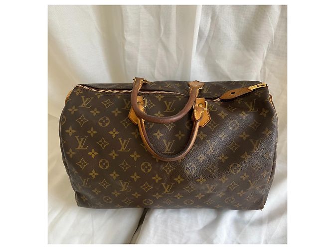Borsa Louis Vuitton Speedy - Marrone - vista 20