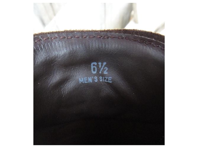 Stivali Hogan desert boot scamosciati marrone scuro 40 - vista 7