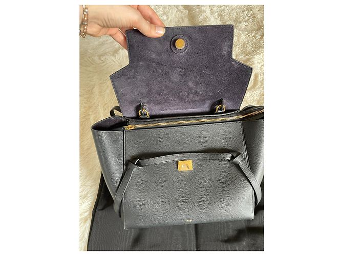 Belt Bag Borsa a mano Céline Belt Mini in pelle nera Nero - vista 6