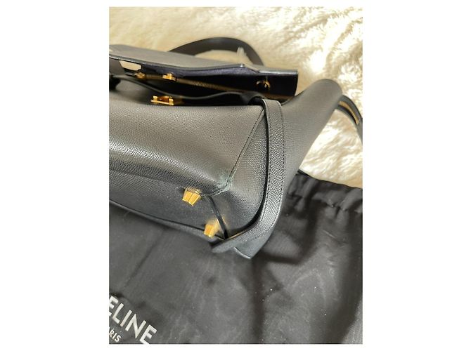 Belt Bag Borsa a mano Céline Belt Mini in pelle nera Nero - vista 7