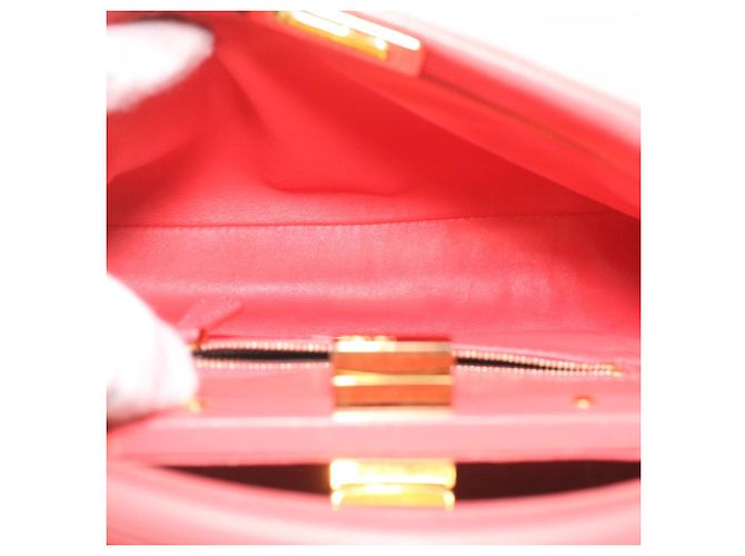 FENDI micro picaboo borsa a mano in pelle 2modo Orange Auth am3883 Arancione - vista 10