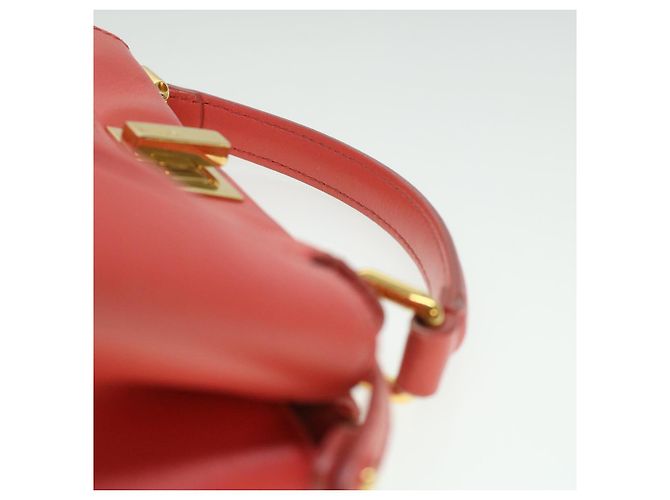 FENDI micro picaboo borsa a mano in pelle 2modo Orange Auth am3883 Arancione - vista 14