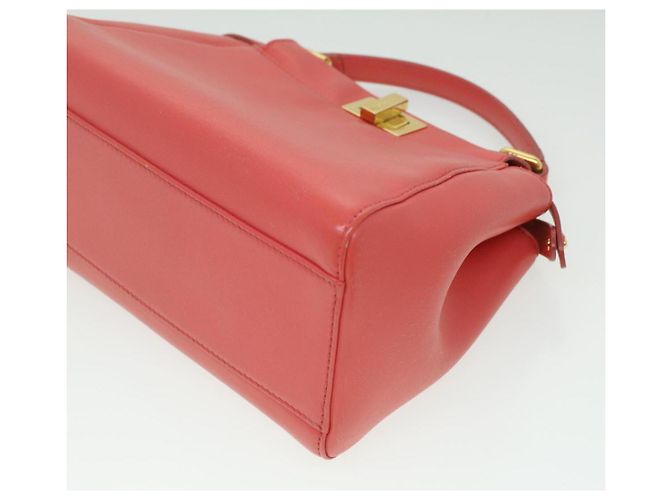 FENDI micro picaboo borsa a mano in pelle 2modo Orange Auth am3883 Arancione - vista 15