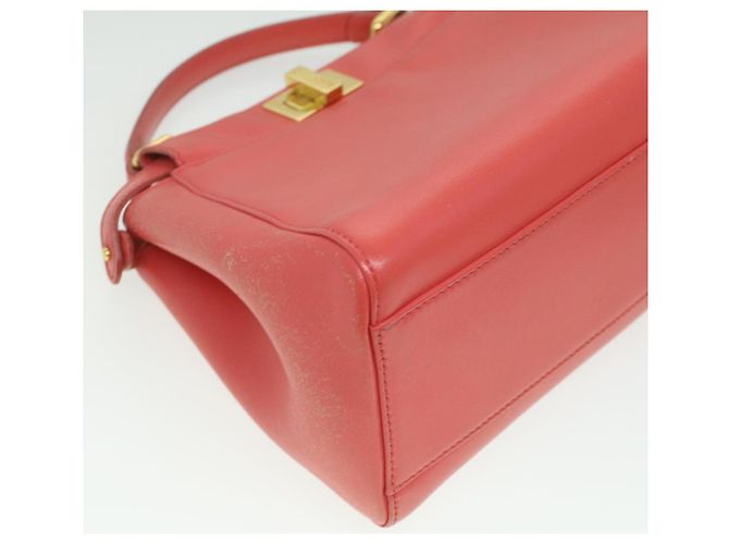 FENDI micro picaboo borsa a mano in pelle 2modo Orange Auth am3883 Arancione - vista 16