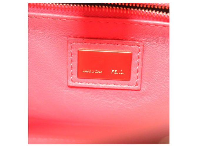 FENDI micro picaboo borsa a mano in pelle 2modo Orange Auth am3883 Arancione - vista 19