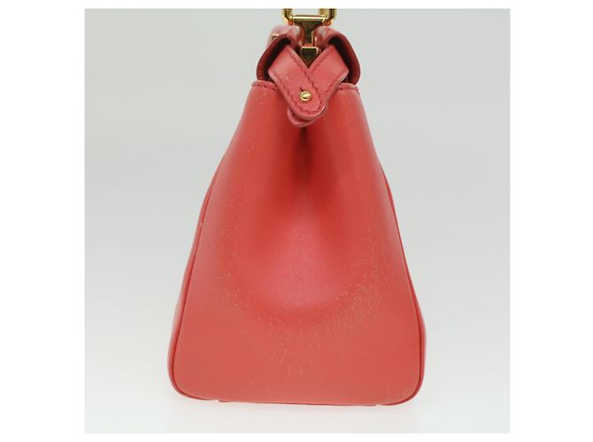 FENDI micro picaboo borsa a mano in pelle 2modo Orange Auth am3883 Arancione - vista 3