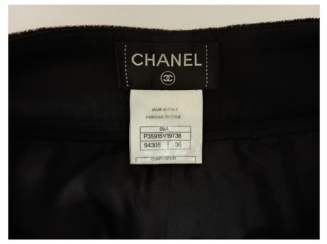 Chanel Pantalones, polainas Negro - vista 3