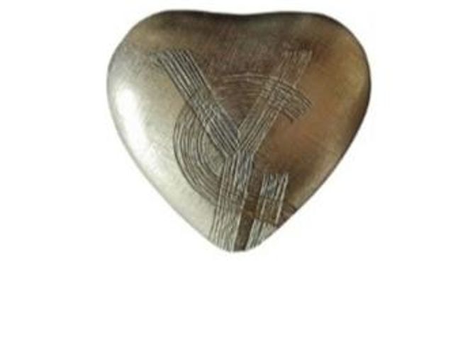 Spilla cuore Yves Saint Laurent argento metallo - vista 8