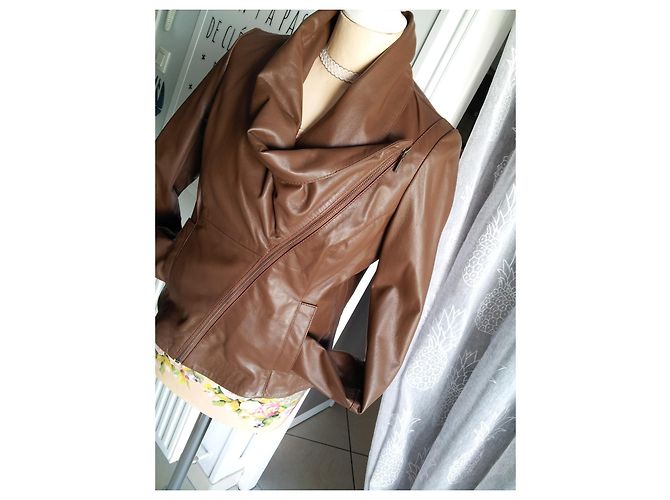 Autre Marque Lederjacke aus Lammleder - Ansicht 3