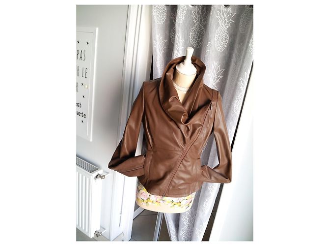 Autre Marque Lederjacke aus Lammleder - Ansicht 4