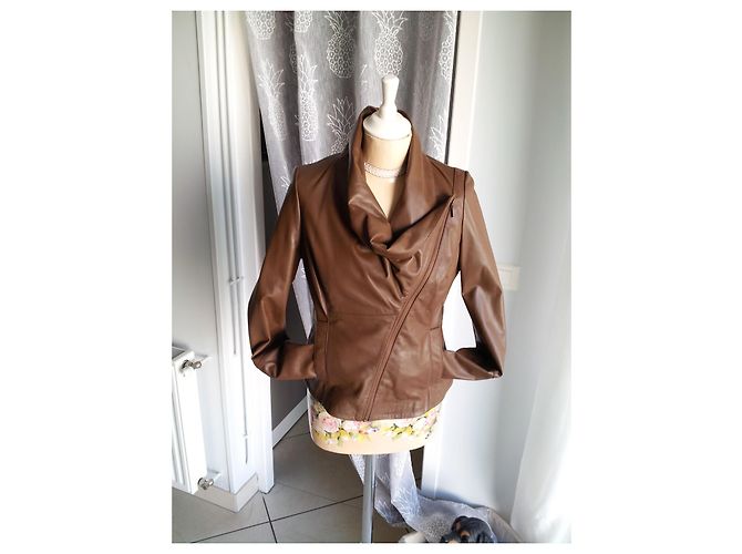 Autre Marque Lederjacke aus Lammleder - Ansicht 6