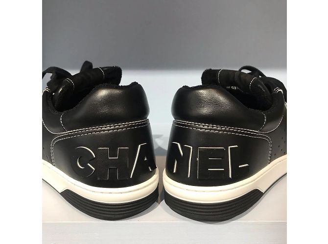 CHANEL Scarpe da ginnastica T.Unione Europea 45 vacchetta Nero - vista 7