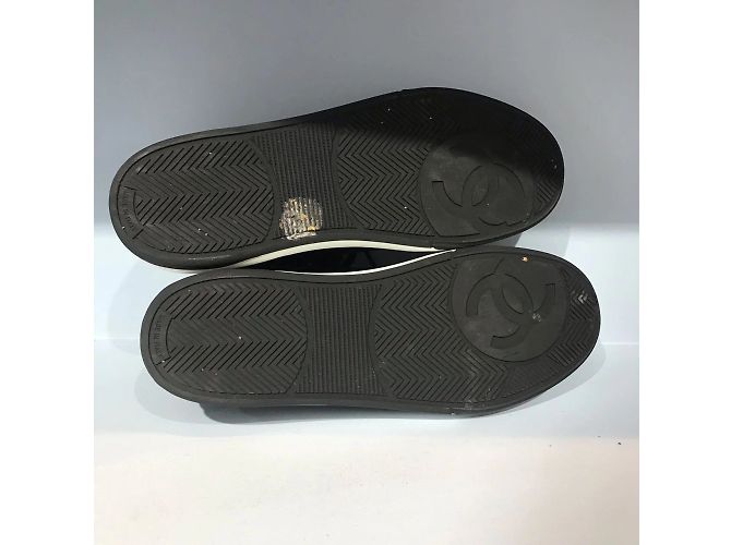 CHANEL Scarpe da ginnastica T.Unione Europea 45 vacchetta Nero - vista 8