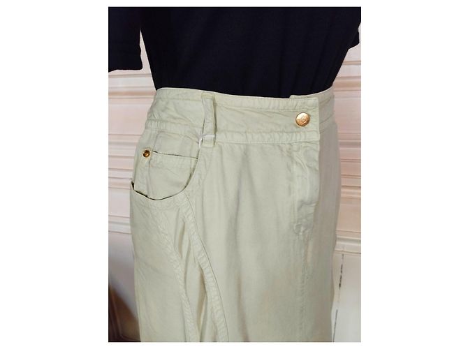 Falda Cerruti 1881 de Lyocell Tencel Verde Claro - vista 10
