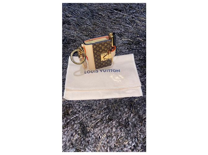 portachiavi, Gioielli borsa Louis Vuitton Marrone - vista 10
