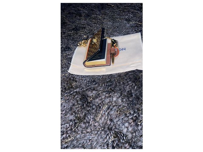 portachiavi, Gioielli borsa Louis Vuitton Marrone - vista 12