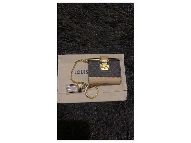 portachiavi, Gioielli borsa Louis Vuitton Marrone - vista 15