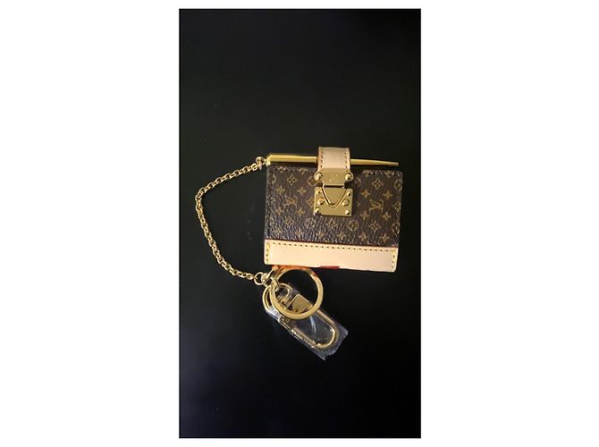portachiavi, Gioielli borsa Louis Vuitton Marrone - vista 2