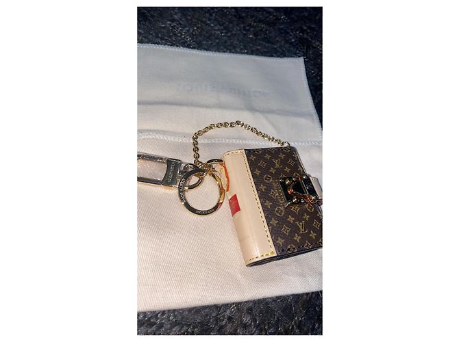 portachiavi, Gioielli borsa Louis Vuitton Marrone - vista 5