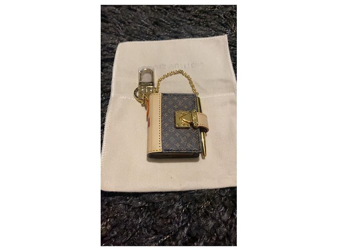 portachiavi, Gioielli borsa Louis Vuitton Marrone - vista 6