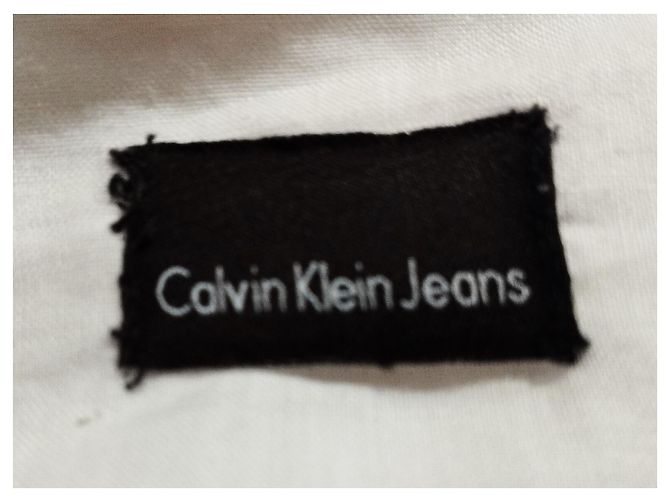 FALDA CALVIN KLEIN FALDA FOLK CHAMPETRE DIAMS T 36/38 Blanco - vista 4