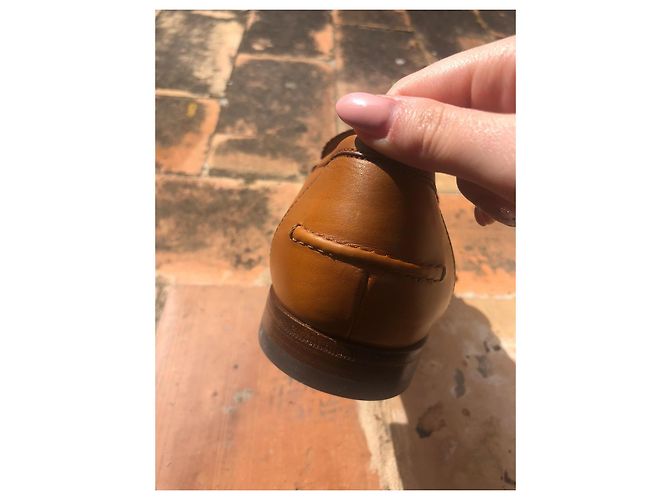 Mocassini Gucci in pelle marrone bambù Marrone chiaro - vista 6