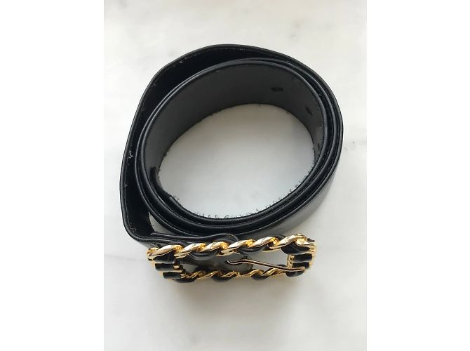 Timeless CHANEL Gürtel T.cm 70 Rindsleder Schwarz - Ansicht 5