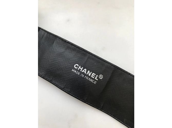 Timeless CHANEL Gürtel T.cm 70 Rindsleder Schwarz - Ansicht 6