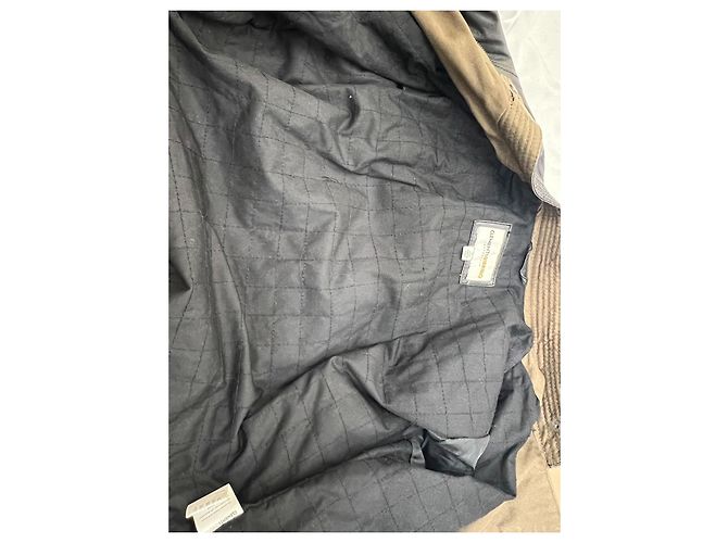 Chaqueta Biker de Piel Clements Ribeiro Marrón Negro Castaño - vista 7