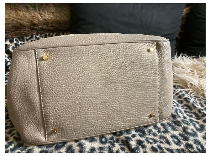 Loro Piana Ledertasche Grau - Ansicht 3