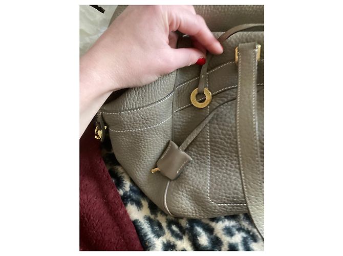 Loro Piana Ledertasche Grau - Ansicht 4