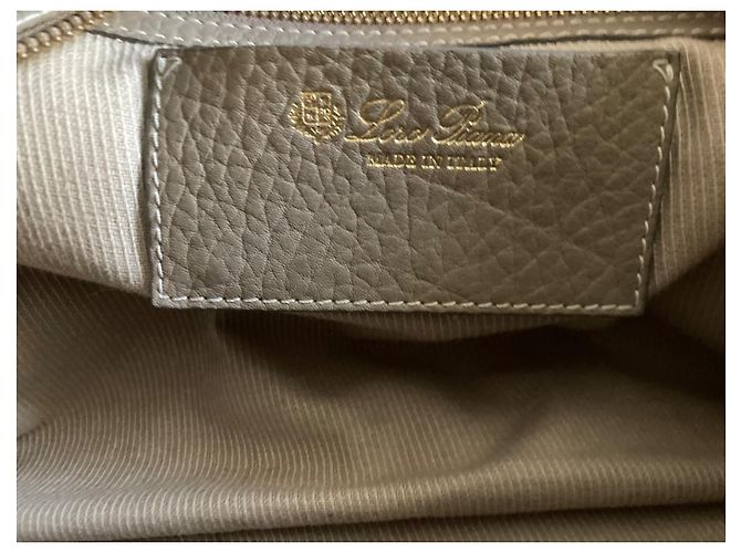 Loro Piana Ledertasche Grau - Ansicht 5